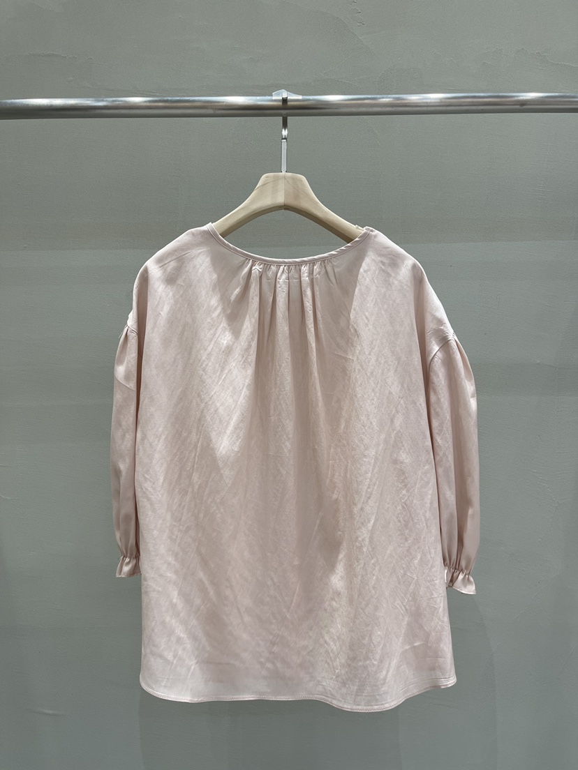 THE MUI直郵韓國代購㊣女裝新款時尚熱賣休閑推薦襯衫蕾絲衫Mu:i-A襯衫/蕾絲衫
