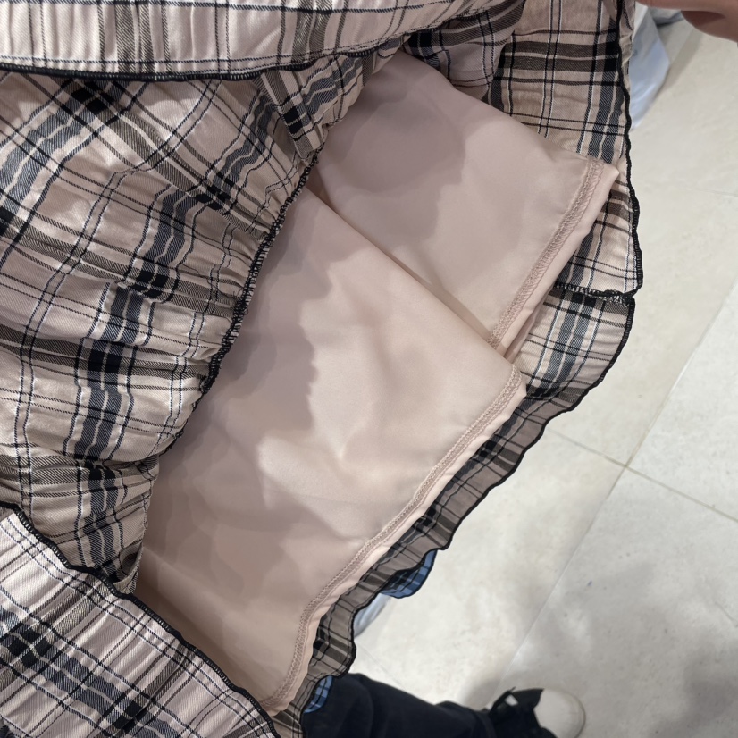 K STORY直郵韓國代購㊣女裝新品熱賣休閑時尚短裙格紋半身裙K STORY短裙