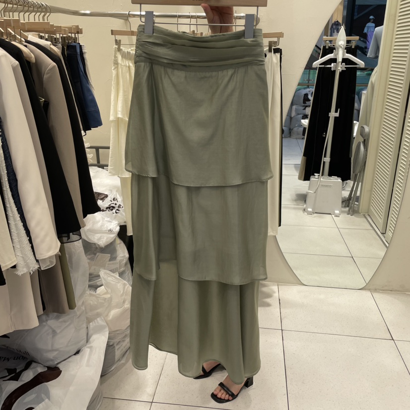BOLD韓國㊣直郵東大門代購女裝新品人氣25春夏熱賣休閑長裙BOLD長裙圖色1