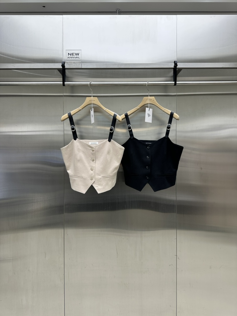 MYDRESS韓國㊣直郵東大門代購女裝新款時尚休閑推薦馬甲腰帶MYDRESS馬甲