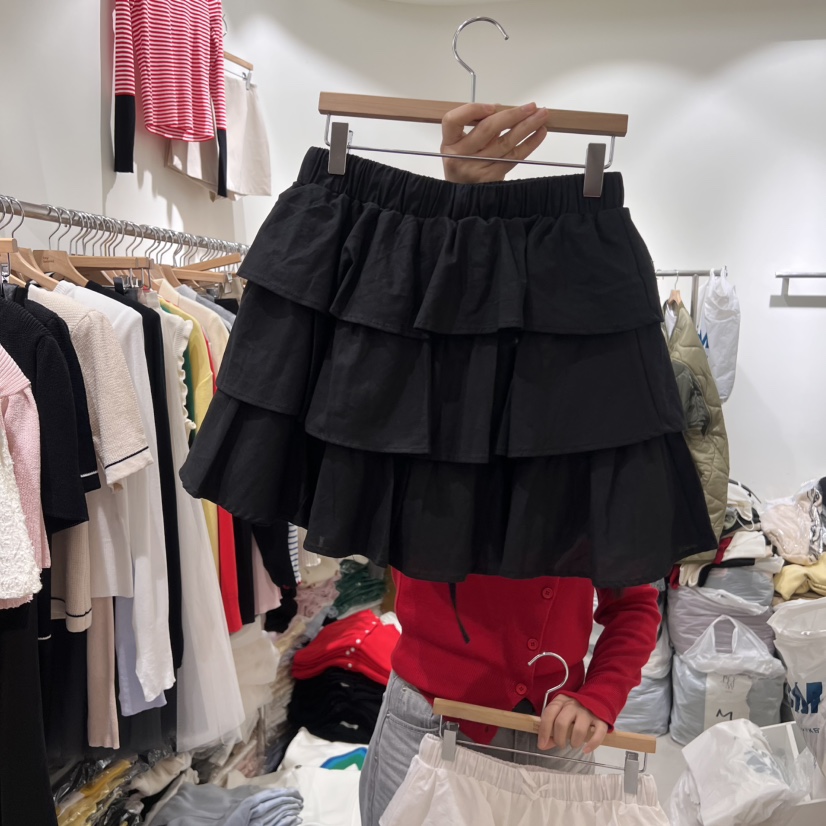 BY BOMI韓國直郵㊣女裝新品時尚推薦熱賣25春夏休閑人氣短裙BY BOMI短裙