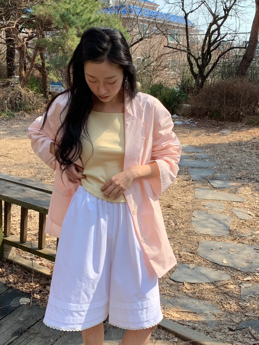 LOVE MY SANTA韓國㊣直郵東大門代購女裝新品25春夏熱賣短褲Santa/LOVE MY SANTA短褲