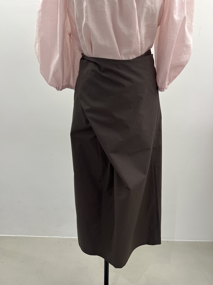 BROWNS-P直郵韓國代購㊣女裝新品熱賣時尚推薦休閑長裙裹身裙BROWNS-P長裙
