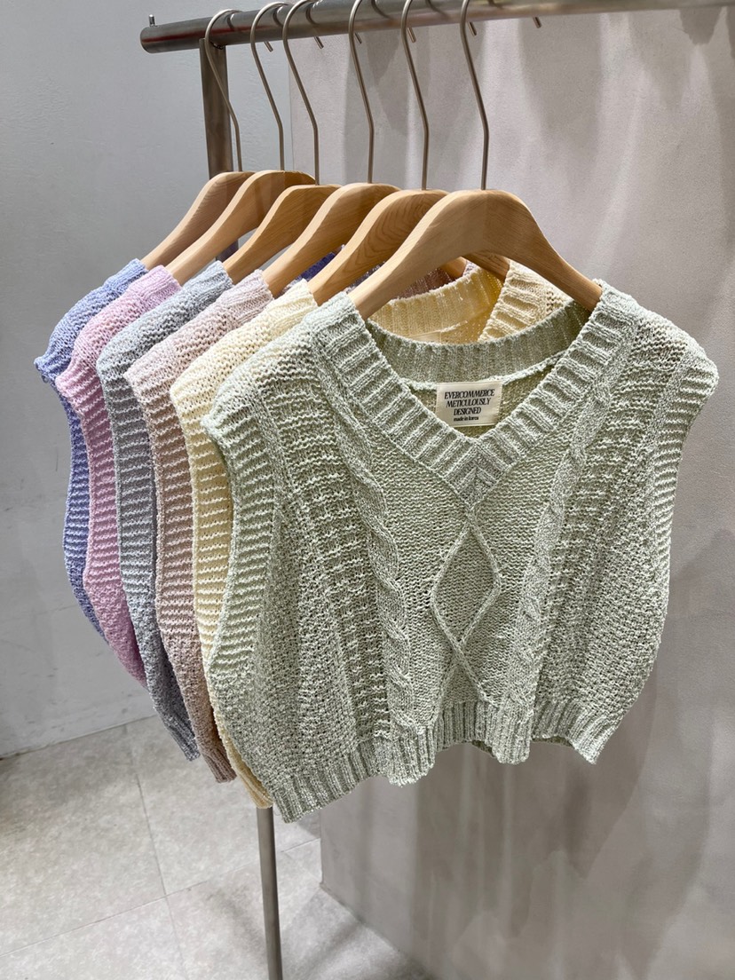 EVERCOMMERCE METICULOUSLY DESIGNED東大門實拍女裝新款時尚馬甲EVERCOMMERCE METICULOUSLY DESIGNED馬甲