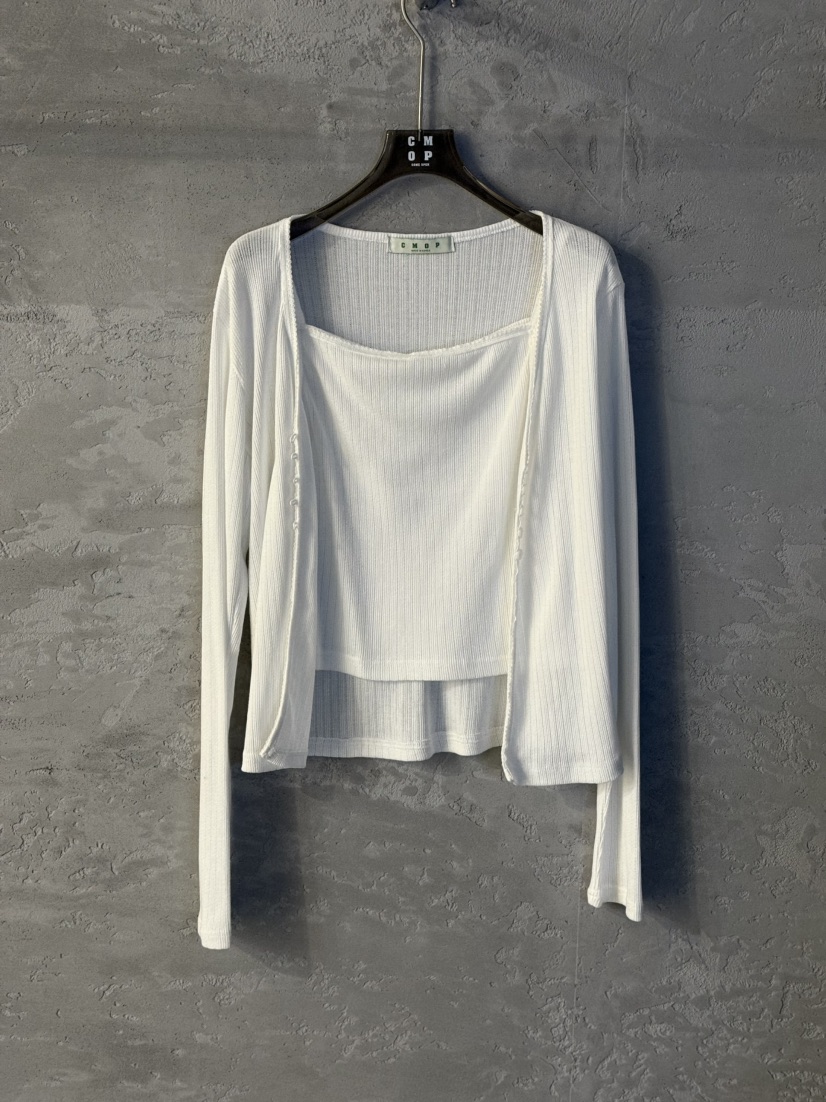 COME OPEN東大門代購女裝新品25春夏時尚人氣套裝套裝開衫COMP-(COME OPEN)套裝