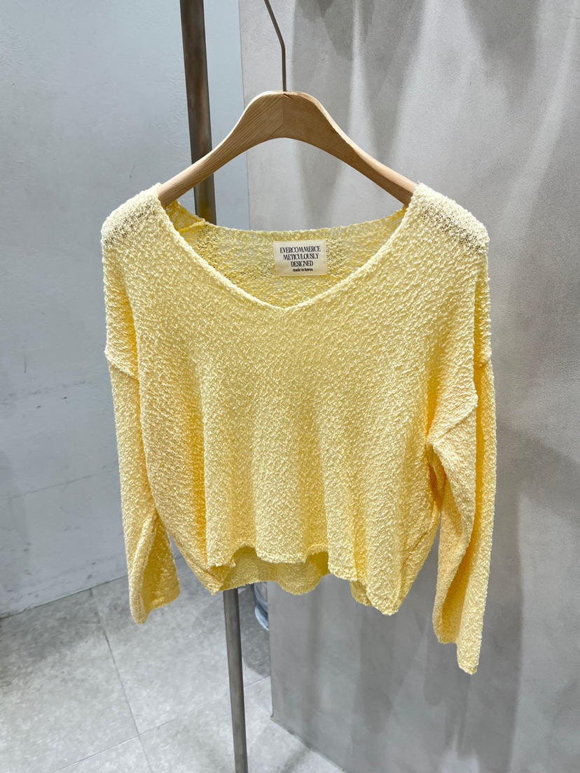 EVERCOMMERCE METICULOUSLY DESIGNED韓國直郵㊣東大門實拍女裝新款推薦針織衫EVERCOMMERCE METICULOUSLY DESIGNED針織衫