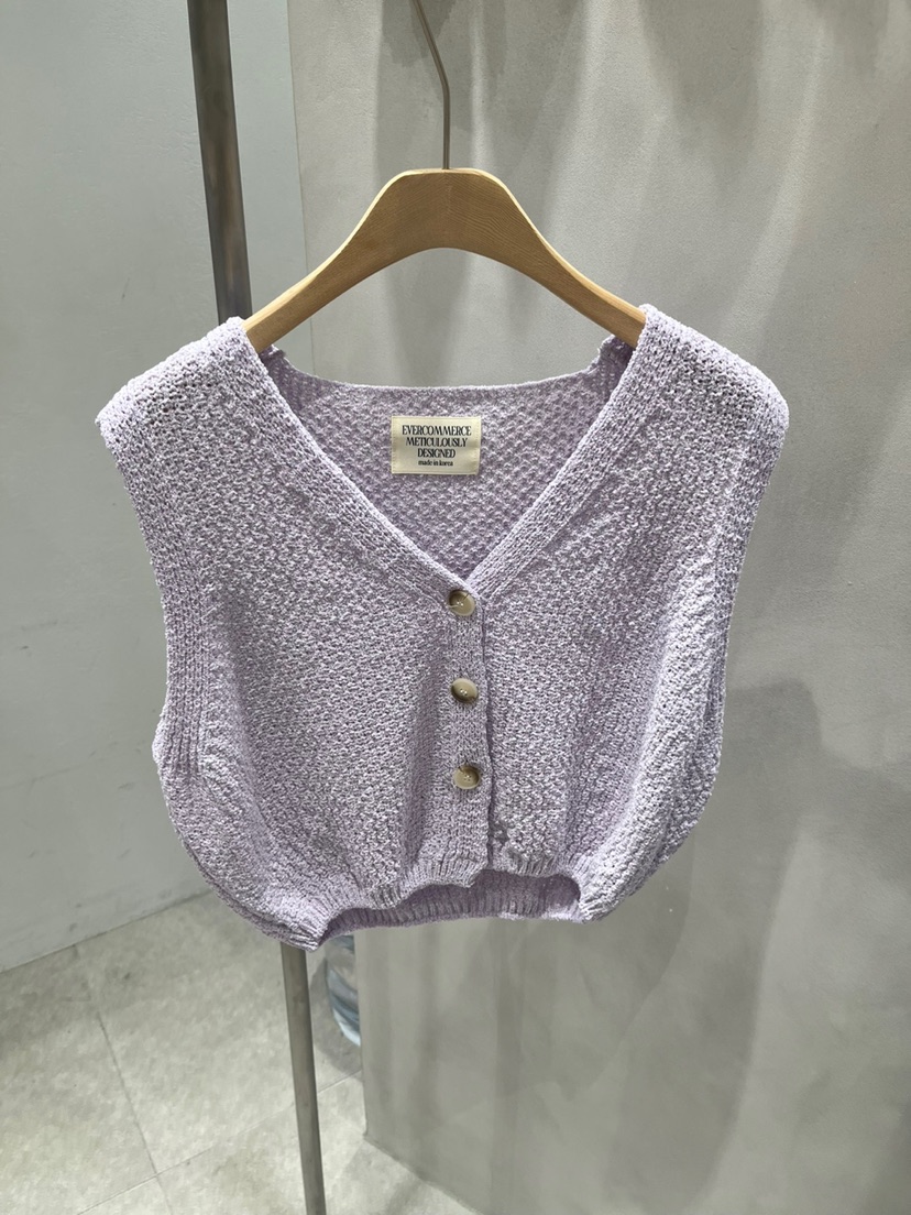 EVERCOMMERCE METICULOUSLY DESIGNED韓國直郵㊣東大門實拍女裝新品人氣馬甲EVERCOMMERCE METICULOUSLY DESIGNED馬甲圖色5