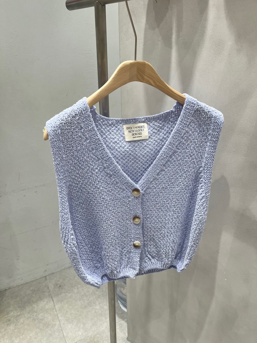 EVERCOMMERCE METICULOUSLY DESIGNED韓國直郵㊣東大門實拍女裝新品人氣馬甲EVERCOMMERCE METICULOUSLY DESIGNED馬甲圖色6
