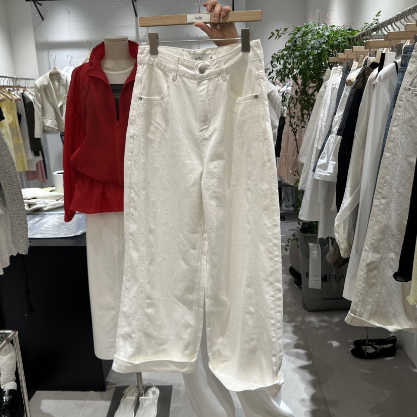 AYCE韓國直郵㊣東大門實拍女裝新品25春夏熱賣休閑推薦牛仔褲101SHOWROOM/AYCE牛仔褲圖色1