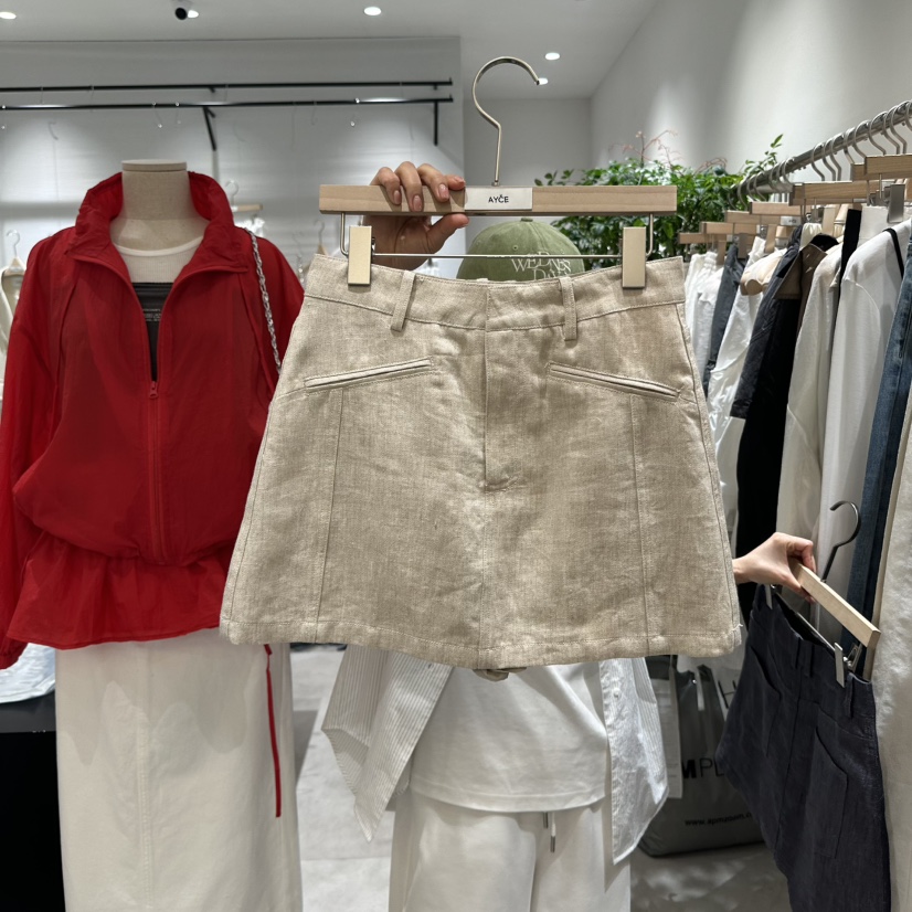AYCE韓國直郵㊣女裝新品25春夏熱賣時尚人氣推薦休閑短裙101SHOWROOM/AYCE短裙圖色1