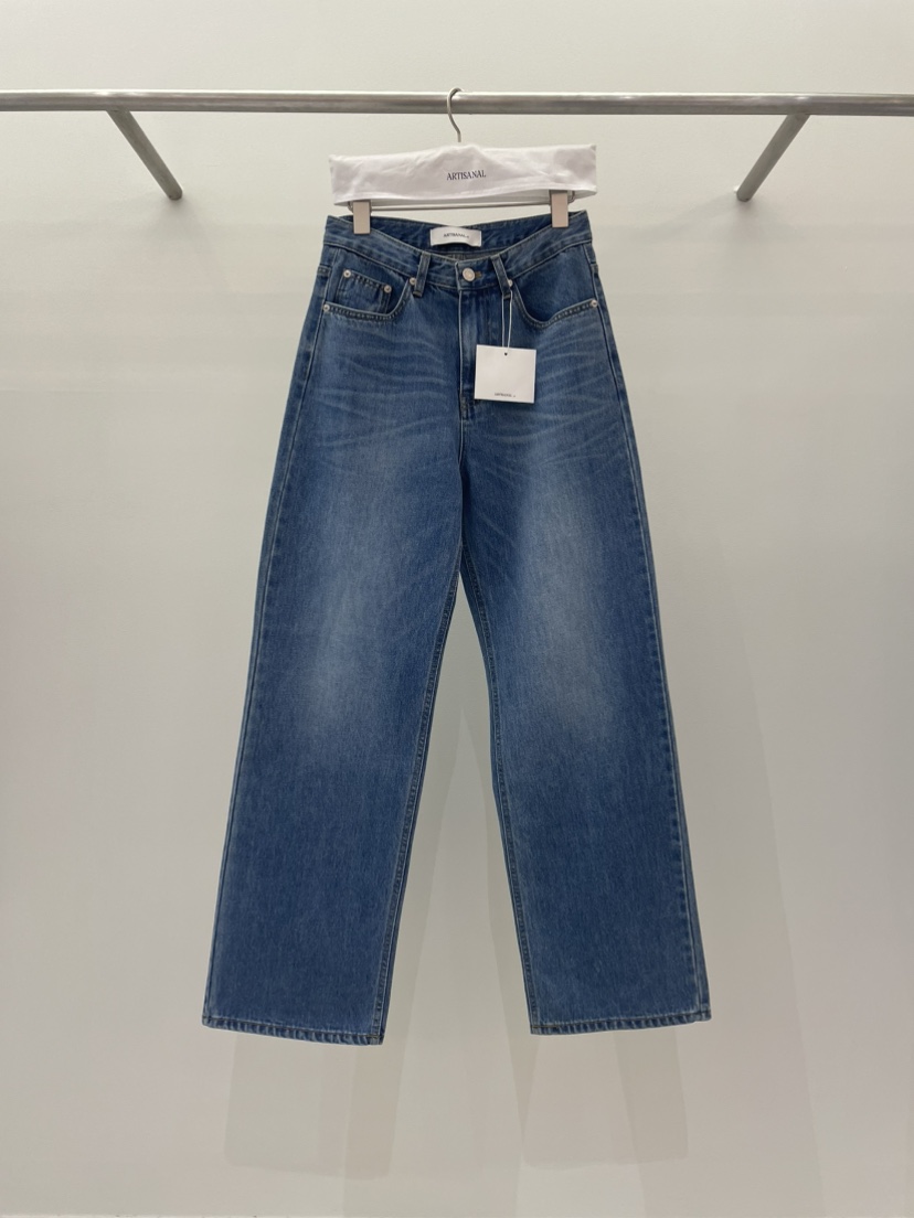 ARTISANAL韓國㊣直郵東大門代購女裝新品推薦熱賣休閑牛仔褲ARTISANAL牛仔褲圖色1