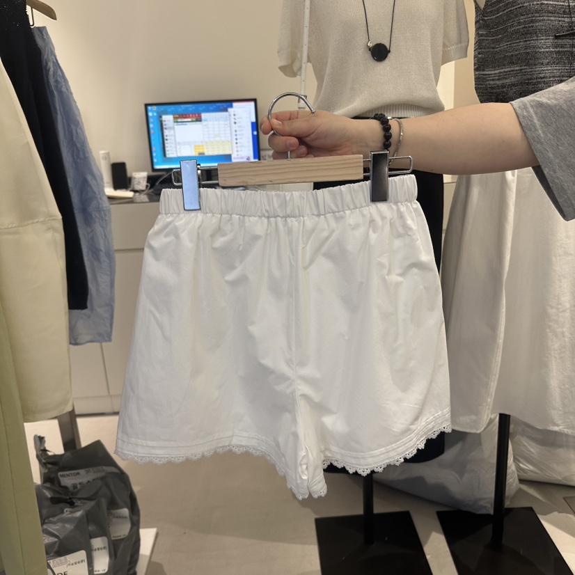 MENTOR直郵韓國代購㊣女裝新品時尚人氣休閑25春夏熱賣短褲MENTOR短褲圖色2