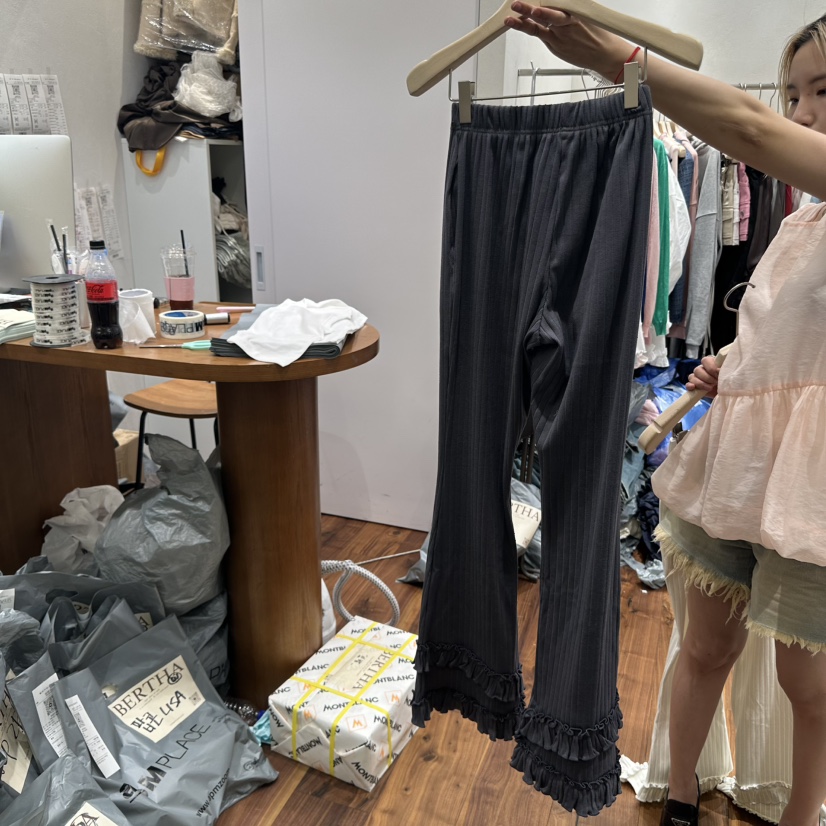 BERTHA韓國㊣直郵東大門代購女裝新品時尚休閑25春夏休閑褲BERTHA休閑褲