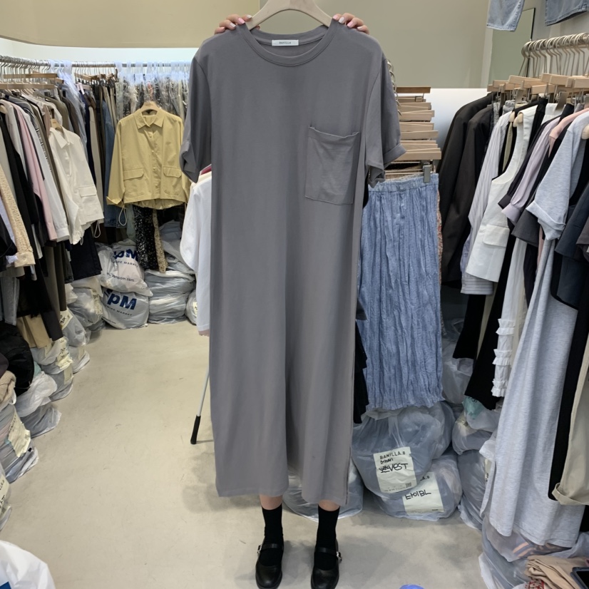 BANILLA.B韓國㊣直郵東大門代購女裝新品時尚休閑熱賣連衣裙STAINLESS連衣裙圖色2