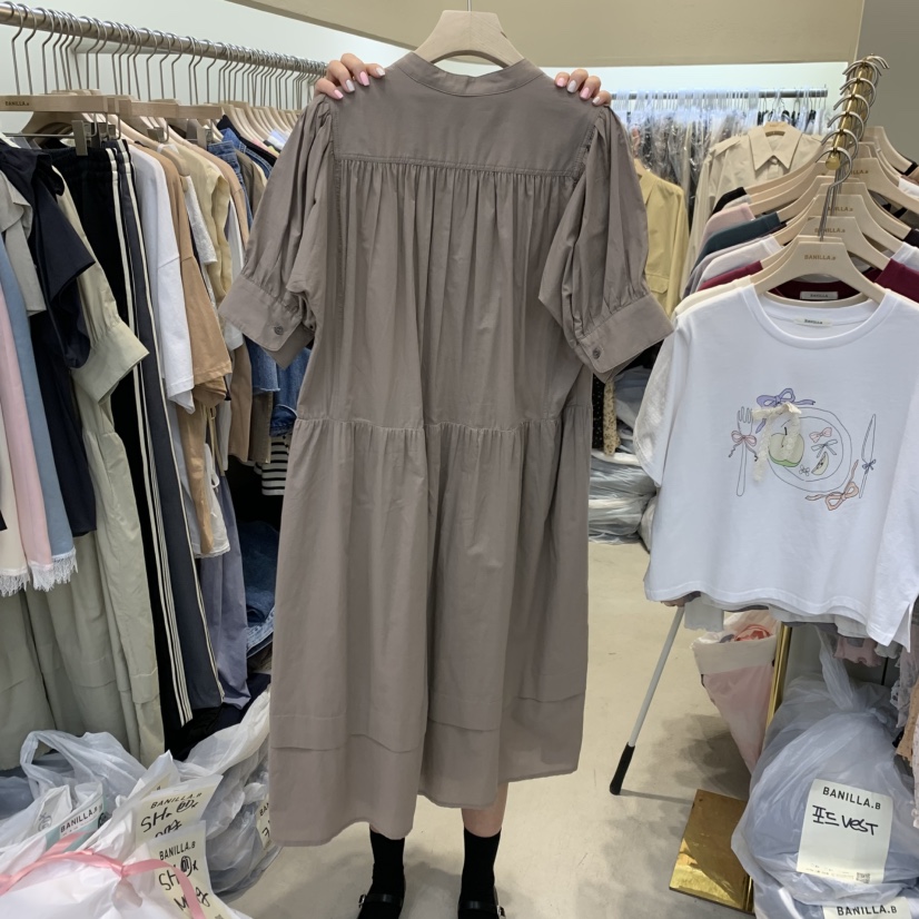 BANILLA.B直郵韓國代購㊣女裝新品人氣熱賣時尚推薦連衣裙STAINLESS連衣裙