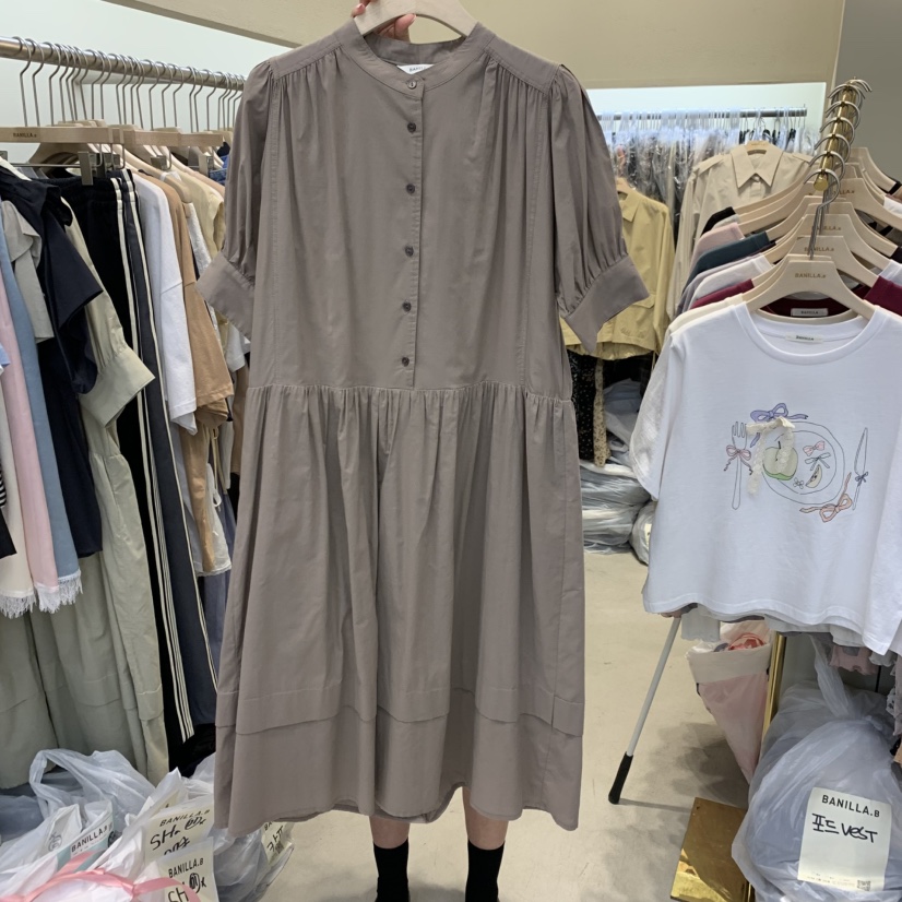 BANILLA.B直郵韓國代購㊣女裝新品人氣熱賣時尚推薦連衣裙STAINLESS連衣裙圖色2