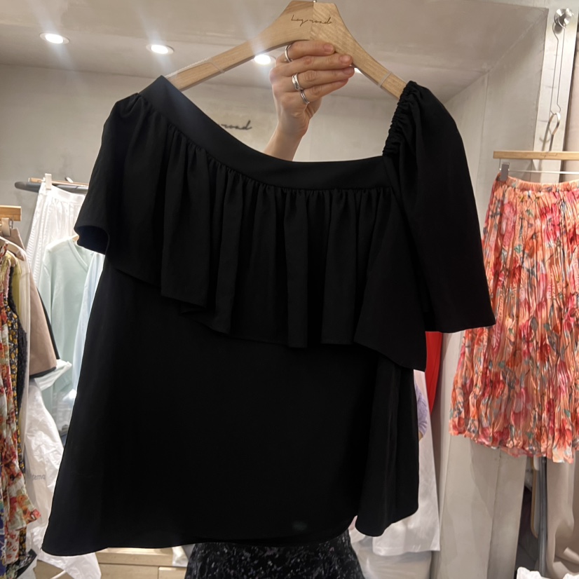 LOGROAD韓國直郵㊣東大門實拍女裝新品休閑推薦時尚襯衫蕾絲衫LOG ROAD襯衫/蕾絲衫圖色2