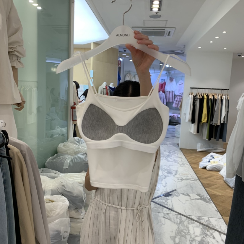 ALMOND韓國㊣直郵東大門代購女裝新款25春夏休閑人氣吊帶背心ALMOND吊帶/背心