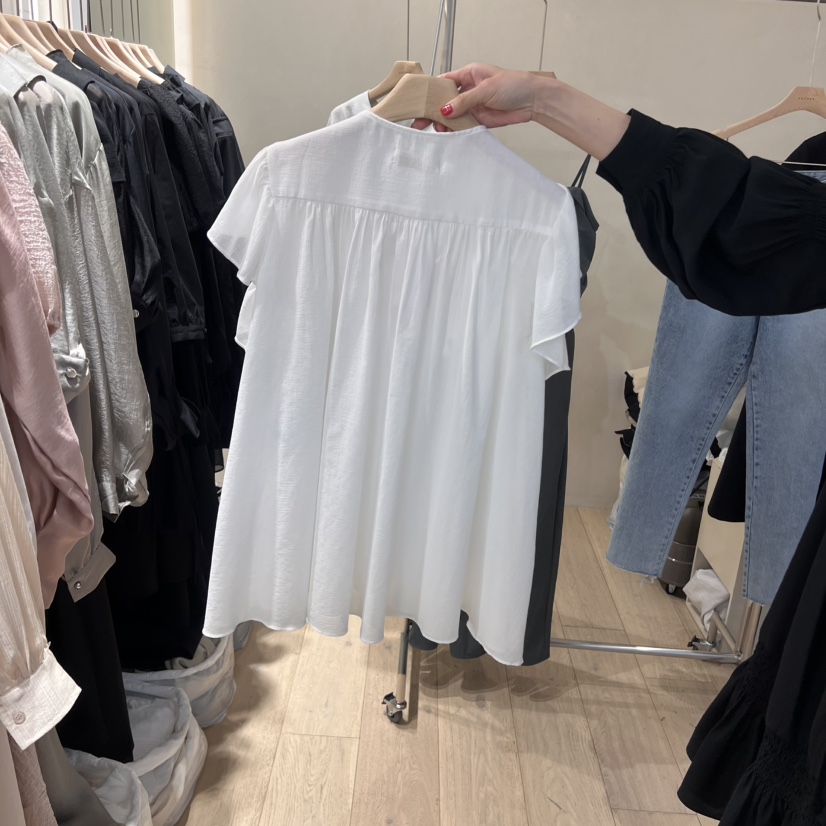 ARCHER直郵韓國代購㊣女裝新品25春夏熱賣休閑人氣襯衫蕾絲衫ARCHER襯衫/蕾絲衫