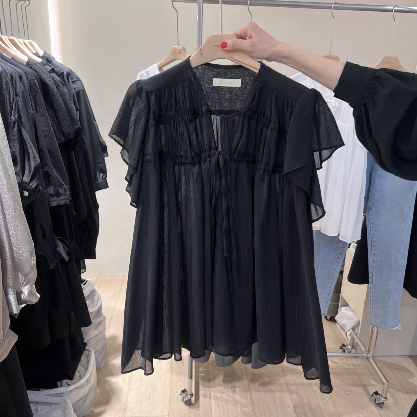 ARCHER直郵韓國代購㊣女裝新品25春夏熱賣休閑人氣襯衫蕾絲衫ARCHER襯衫/蕾絲衫圖色3