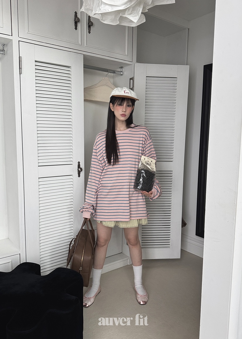 AUVERFIT韓國直郵㊣女裝新款熱賣推薦時尚人氣25春夏短裙棉質AUVERFIT短裙