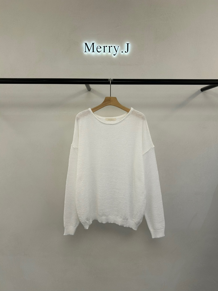 MERRY-J直郵韓國代購㊣女裝新品25春夏熱賣時尚推薦針織衫MERRY-J針織衫圖色1