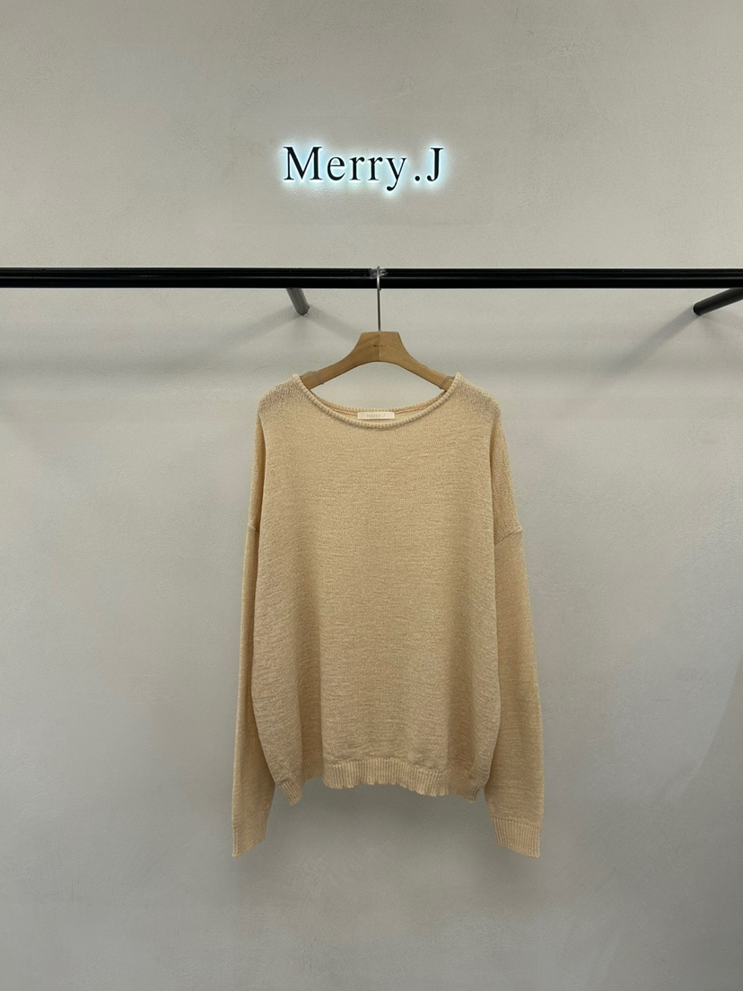 MERRY-J直郵韓國代購㊣女裝新品25春夏熱賣時尚推薦針織衫MERRY-J針織衫圖色3
