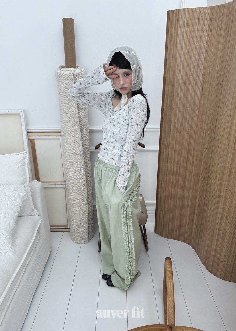AUVERFIT韓國直郵㊣東大門實拍女裝新品熱賣25春夏人氣休閑褲AUVERFIT休閑褲
