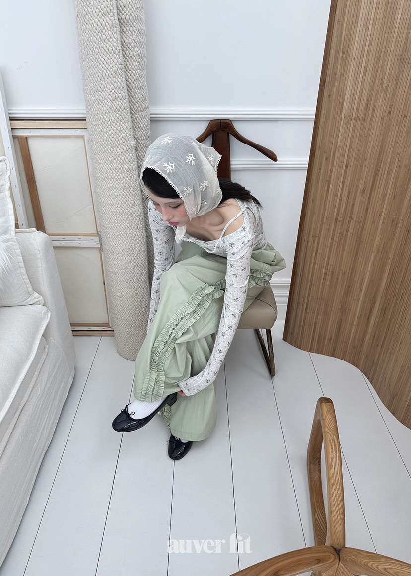 AUVERFIT韓國直郵㊣東大門實拍女裝新品熱賣25春夏人氣休閑褲AUVERFIT休閑褲