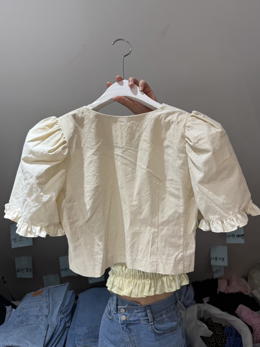 BELITA-L韓國直郵㊣東大門實拍女裝新品熱賣25春夏襯衫蕾絲衫BELITA-L襯衫/蕾絲衫