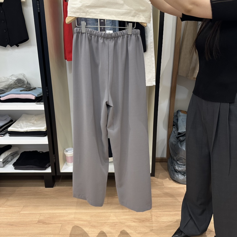 MUYBIEN直郵韓國代購㊣女裝新品時尚25春夏休閑推薦休閑褲綁帶MUYBIEN休閑褲