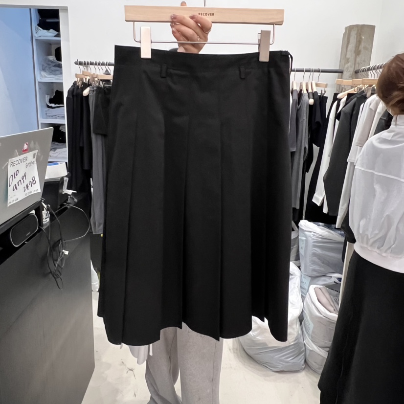 RECOVER-OT直郵韓國代購㊣女裝新品25春夏人氣半身裙中短裙RECOVER/MOMENT半身裙/中短裙圖色2