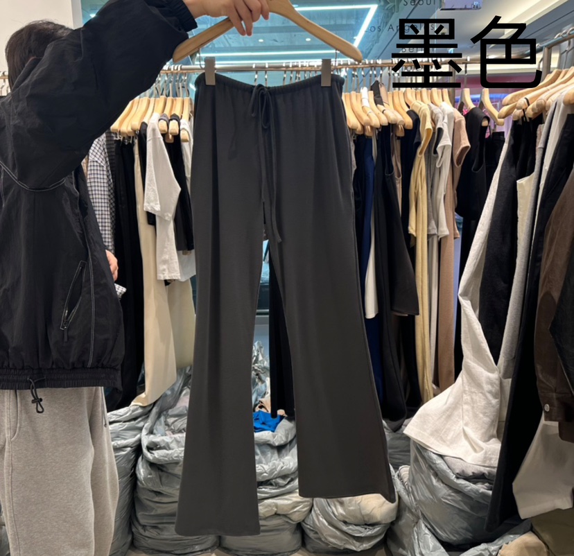 HONG.U直郵韓國代購㊣女裝新品推薦人氣時尚25春夏熱賣休閑褲HONG.U休閑褲