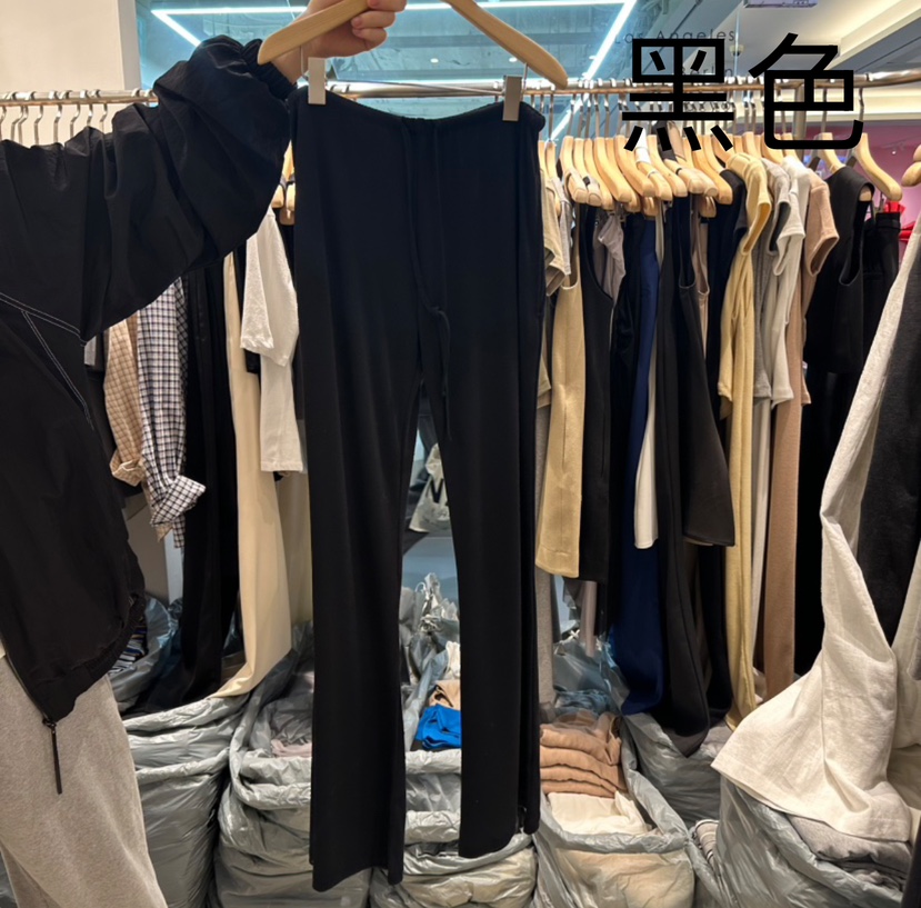 HONG.U直郵韓國代購㊣女裝新品推薦人氣時尚25春夏熱賣休閑褲HONG.U休閑褲圖色2