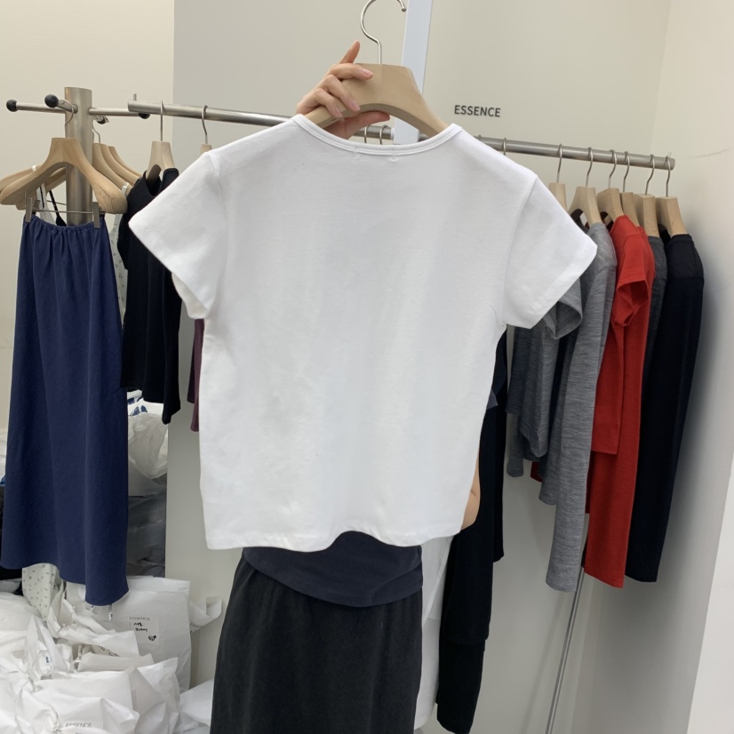 ESSENCE韓國直郵㊣東大門實拍女裝新品時尚熱賣人氣休閑T恤ESSENCET恤