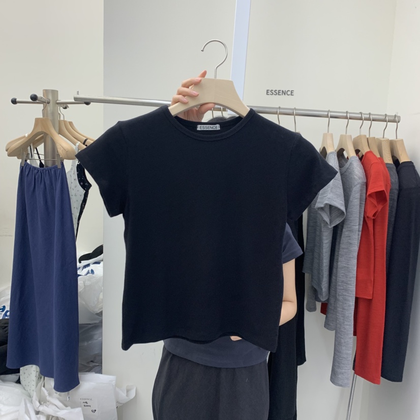 ESSENCE韓國直郵㊣東大門實拍女裝新品時尚熱賣人氣休閑T恤ESSENCET恤圖色2
