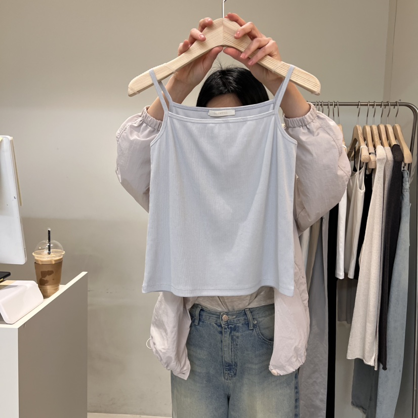 OUTRENE韓國㊣直郵東大門代購女裝新款時尚熱賣人氣吊帶背心OUTRENE吊帶/背心圖色4