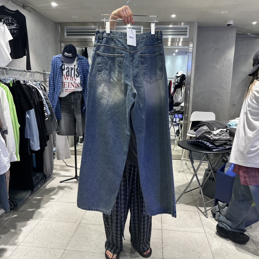 HERTZ-P韓國㊣直郵東大門代購女裝新品人氣休閑推薦牛仔褲HERTZ-P牛仔褲