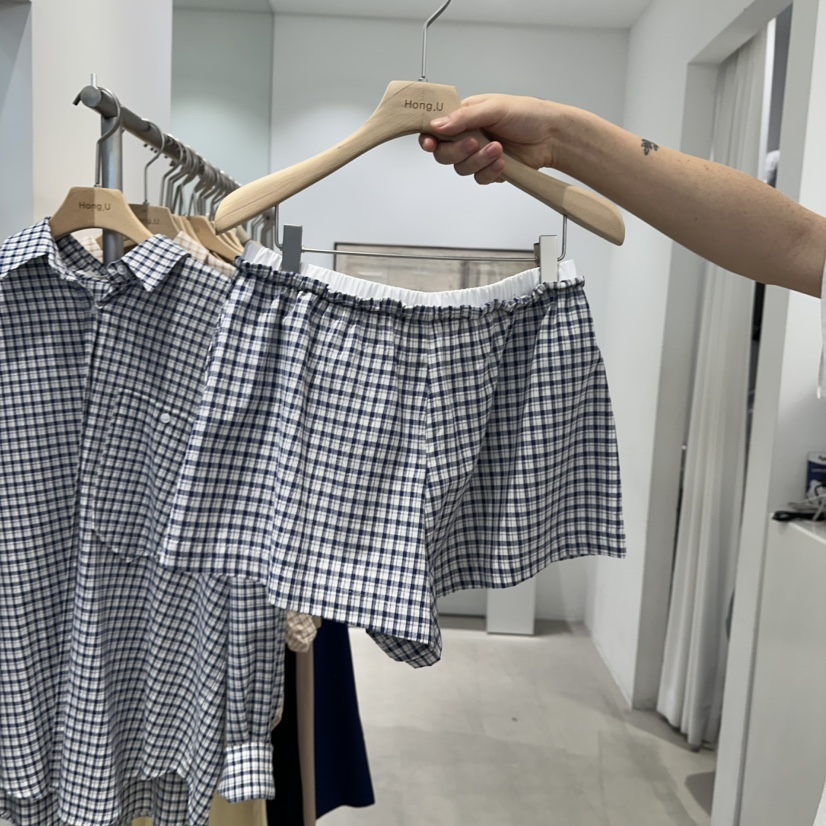 HONG.U韓國㊣直郵東大門代購女裝新品熱賣時尚人氣25春夏短褲HONG.U短褲