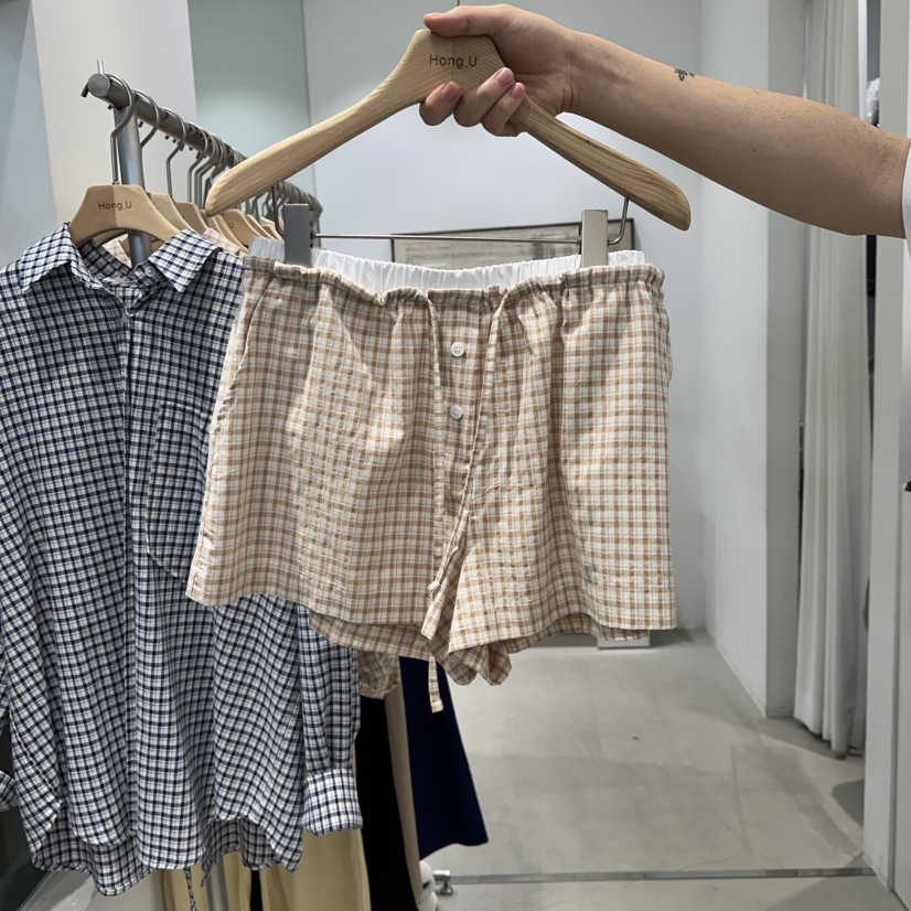 HONG.U韓國㊣直郵東大門代購女裝新品熱賣時尚人氣25春夏短褲HONG.U短褲圖色2