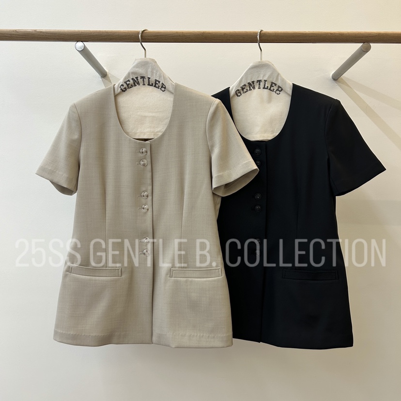 GENTLE B直郵韓國代購㊣女裝新款熱賣休閑人氣推薦時尚夾克GENTLE B夾克