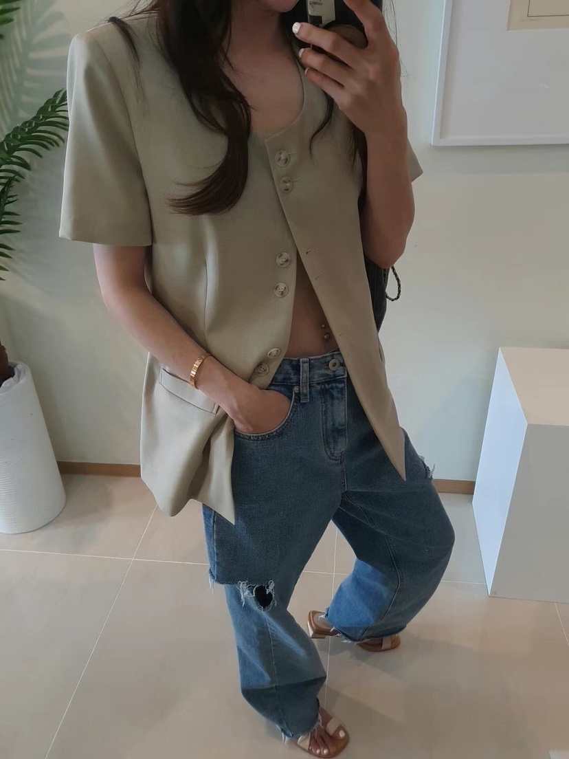 GENTLE B直郵韓國代購㊣女裝新款熱賣休閑人氣推薦時尚夾克GENTLE B夾克