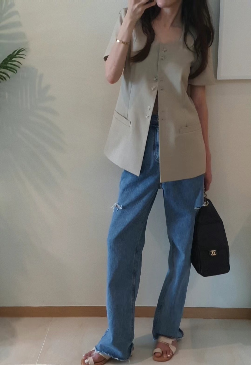 GENTLE B直郵韓國代購㊣女裝新款熱賣休閑人氣推薦時尚夾克GENTLE B夾克