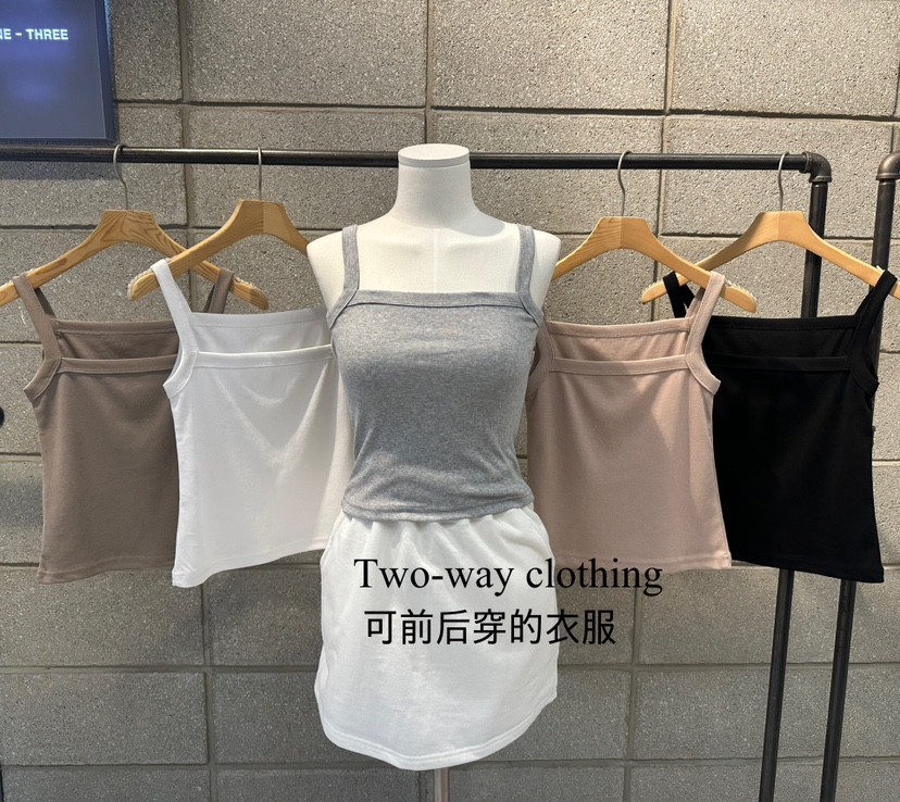 ON THE MODE韓國㊣直郵東大門代購女裝新品人氣推薦吊帶背心ON THE MODE吊帶/背心