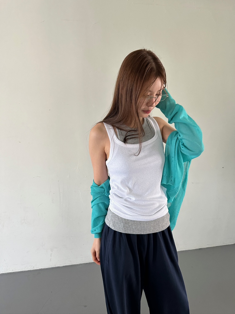 UNBOUND直郵韓國代購㊣女裝新品人氣休閑熱賣25春夏吊帶背心雙面UNBOUND吊帶/背心