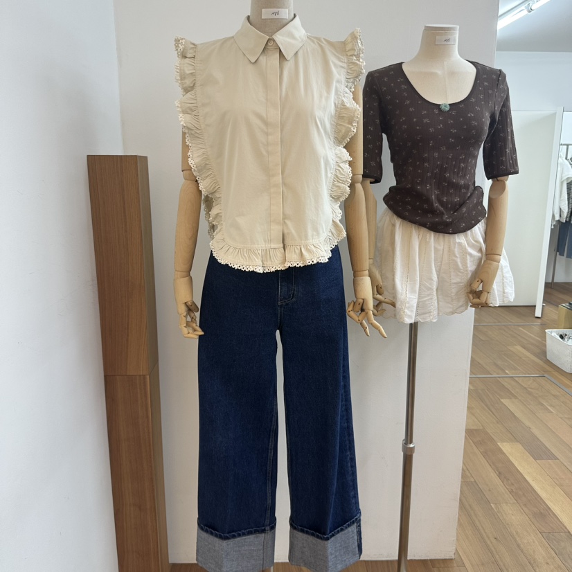 MYNAMEIS韓國直郵㊣東大門實拍女裝新品25春夏推薦休閑馬甲MYNAMEIS馬甲