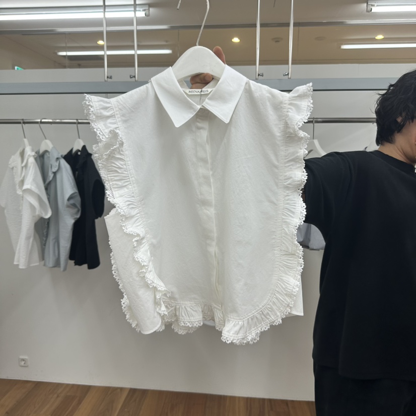 MYNAMEIS韓國直郵㊣東大門實拍女裝新品25春夏推薦休閑馬甲MYNAMEIS馬甲