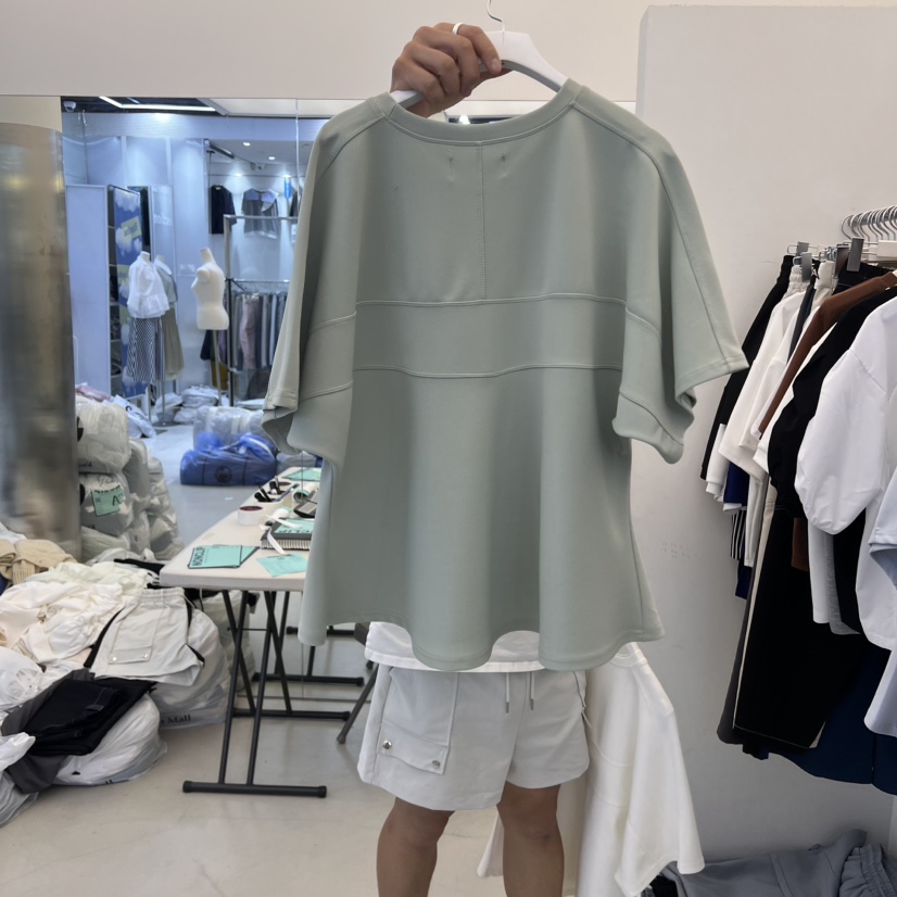 NON CLIP韓國㊣直郵東大門代購女裝新品熱賣時尚25春夏T恤NON CLIPT恤
