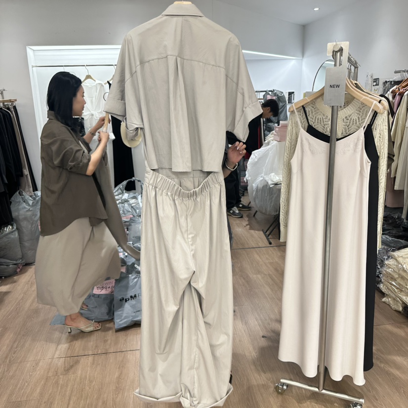 LEWIN韓國㊣直郵東大門代購女裝新款時尚25春夏推薦休閑連體褲LEWIN連體褲
