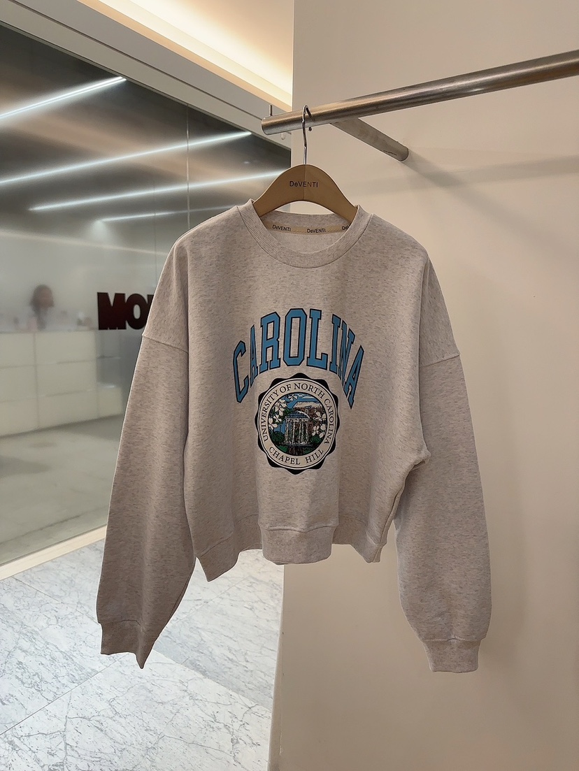 DE VENTI韓國直郵㊣東大門實拍女裝新品25春夏人氣推薦衛衣DE VENTI衛衣圖色1